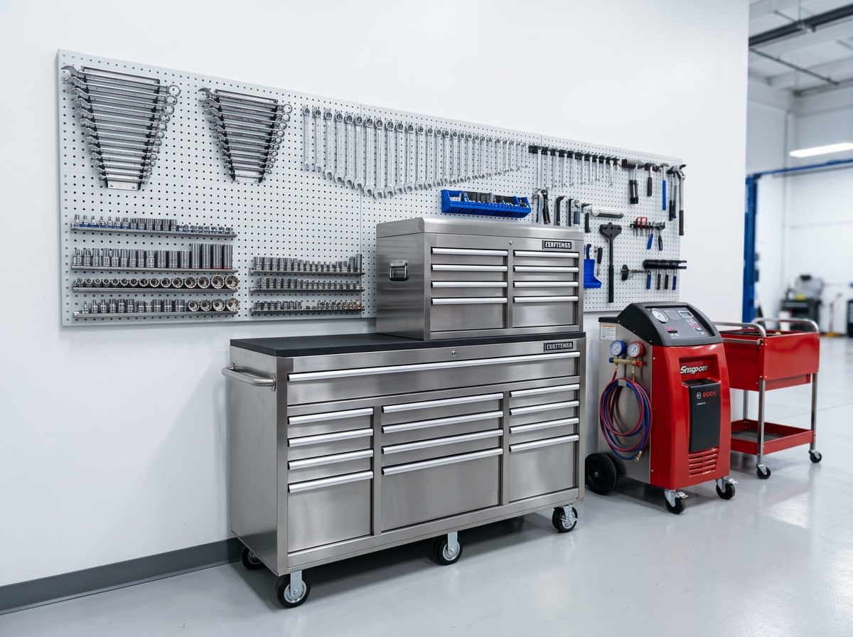 Taller limpio y organizado de Import Service